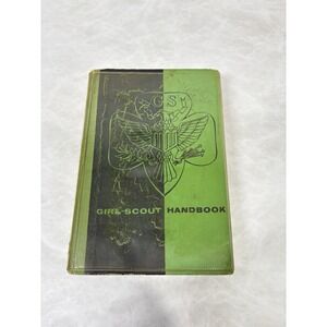 Vintage 1959 Girl Scout Handbook 20th Impression Hardback‎ Worn Cover Notes